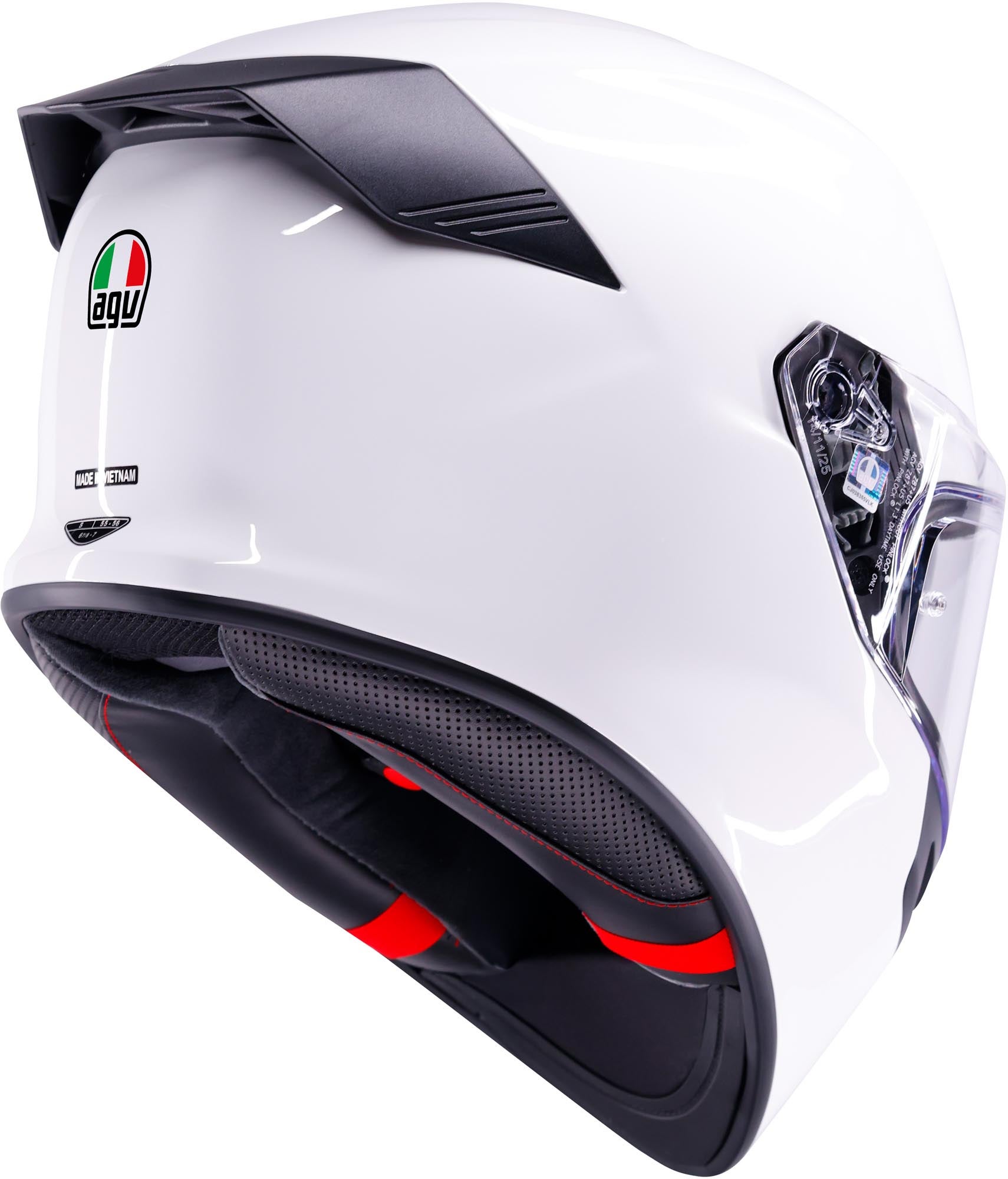 AGV K5 Mono Helm weiß S (55/56) Abbildung 6