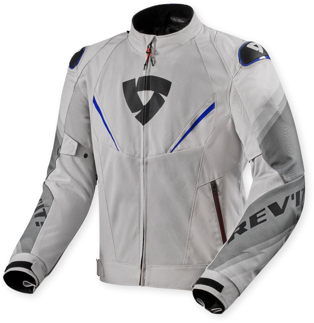 Revit Quantum 3 Air Moto textilní bunda stříbro/modrá 3XL Obrázek 1