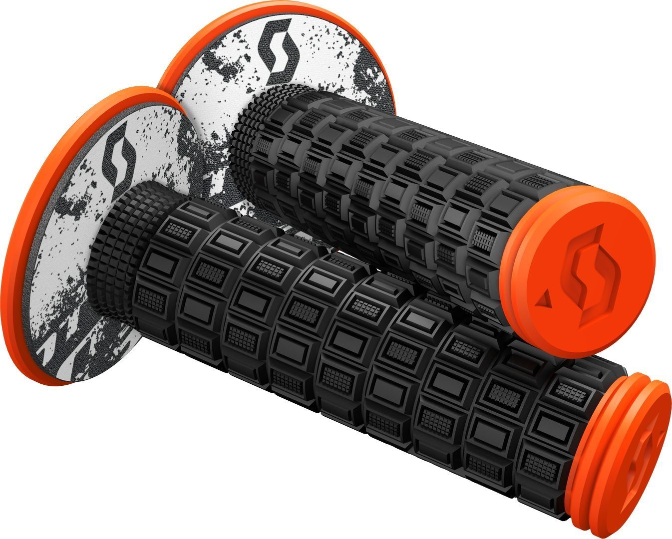 Scott Mellow Plus Donut Aderența Motocross Negru/Portocaliu Figura 1