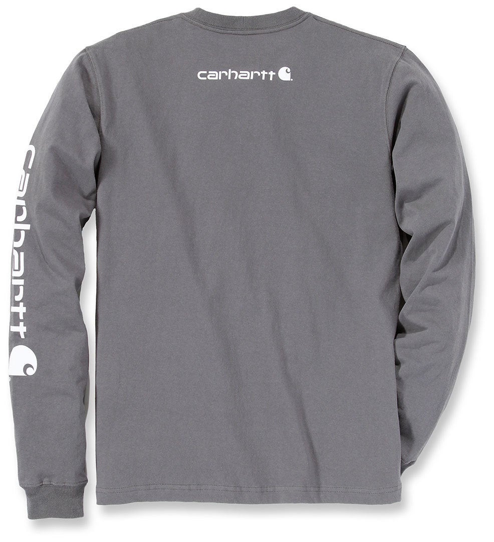 Carhartt Logo Longsleeve grå XXL Figur 2