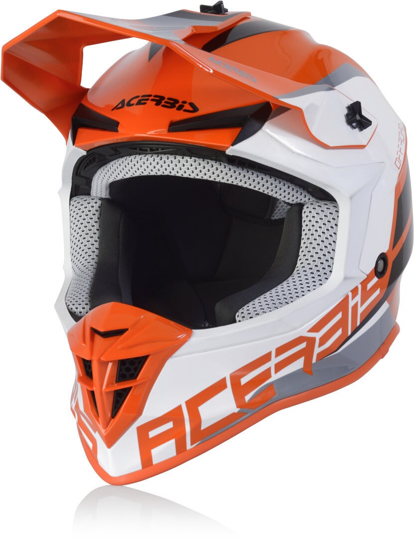 Acerbis Linear Kask motocrossowy pomarańczowo/biały L (59/60) Rysunek 1
