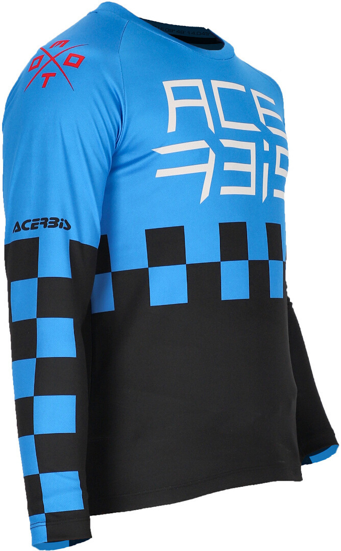 Acerbis MX J-Kid Tricou de motocross pentru copii albastru/negru XS Figura 3