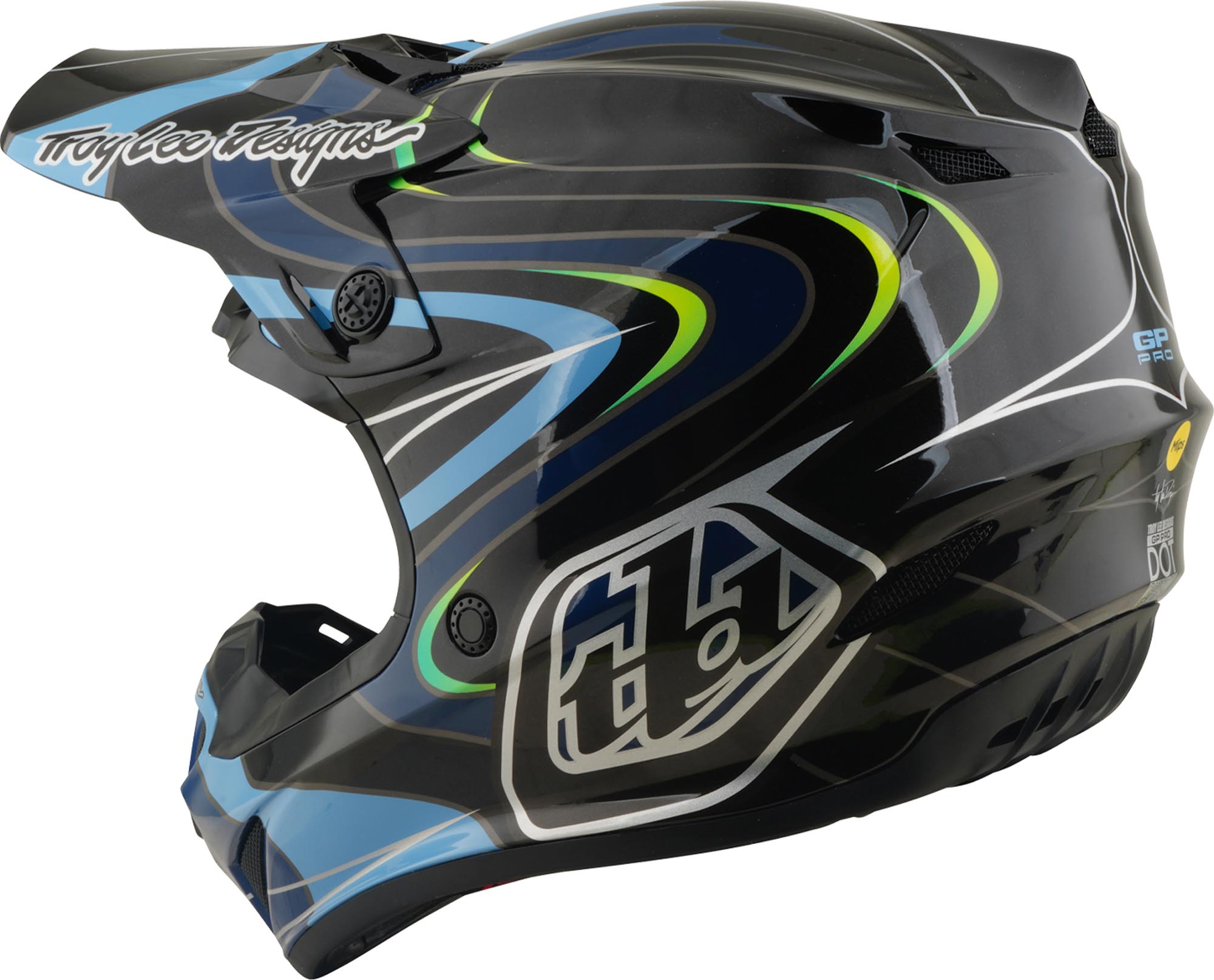 Troy Lee Designs GP Pro MIPS Pulse Motocross Helm schwarz M (57/58) Abbildung 6
