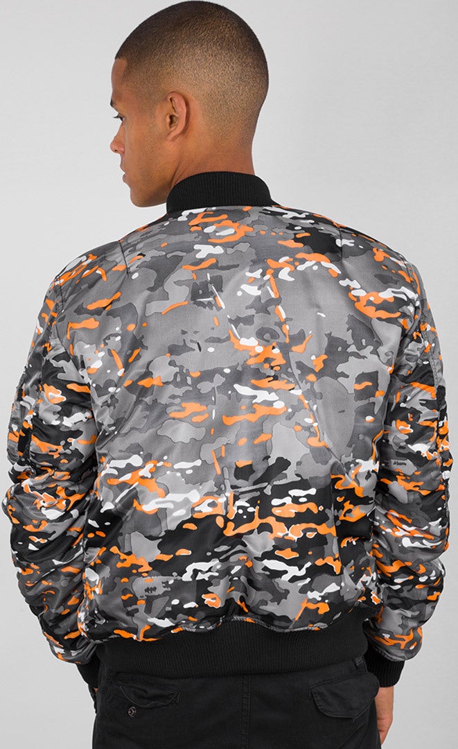 Alpha Industries MA-1 VF 59 Jacket orange/grey M Figure 4