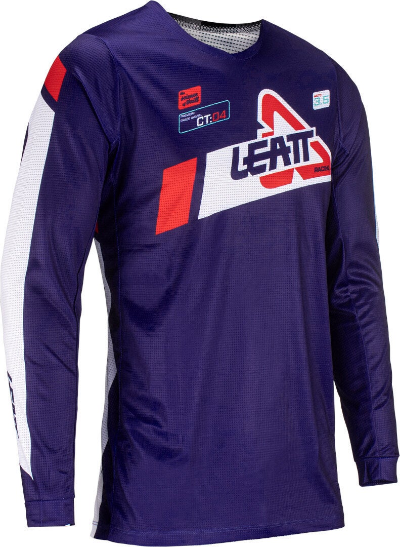 Leatt 3.5 Ride 2024 Motocross Jersey and Pants Set blue/black/white 2XL Figure 7