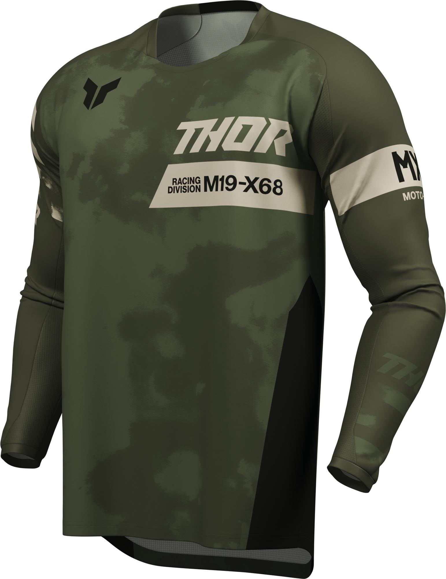 Thor Launchmode Bleach Motokrosový dres Černá/maskování S Obrázek 1