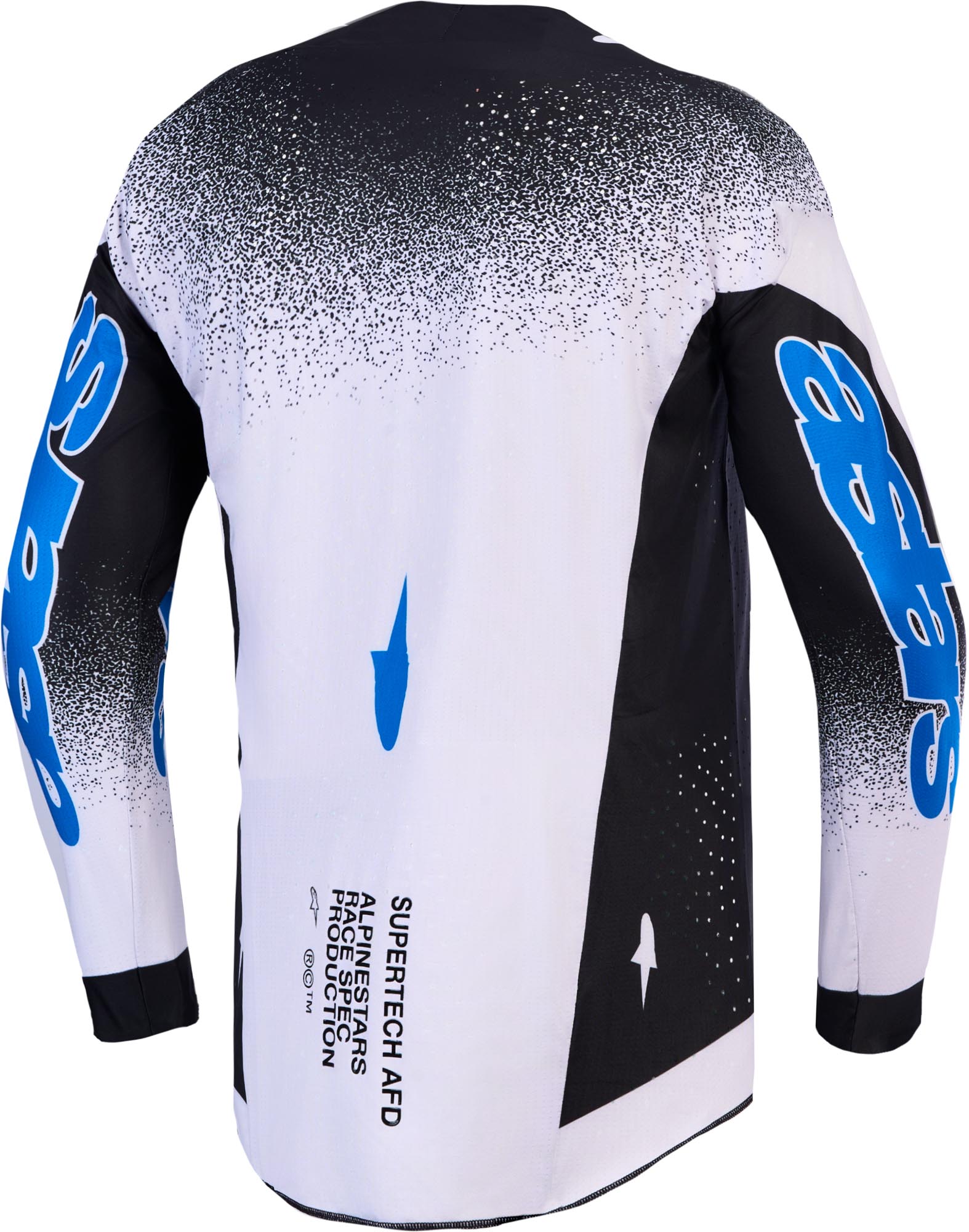 Alpinestars Supertech Hiten AFD Motocross Jersey black/blue/purple M Figure 2