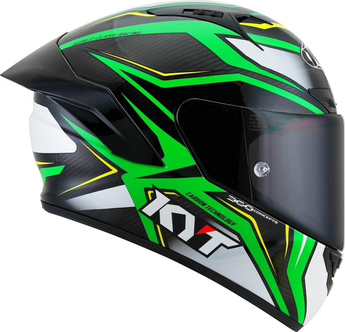KYT NZ Race Carbon Stride Casco Verde Neon M (57/58) Figura 6