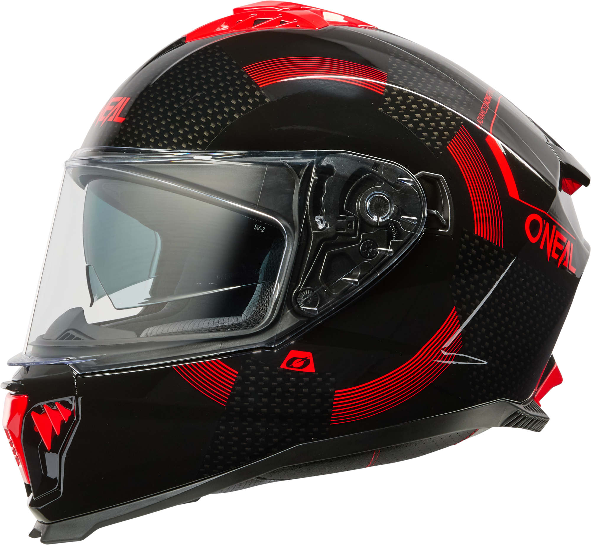 Oneal CHALLENGER LOOP Cască Negru/Roșu XXL (63/64) Figura 1