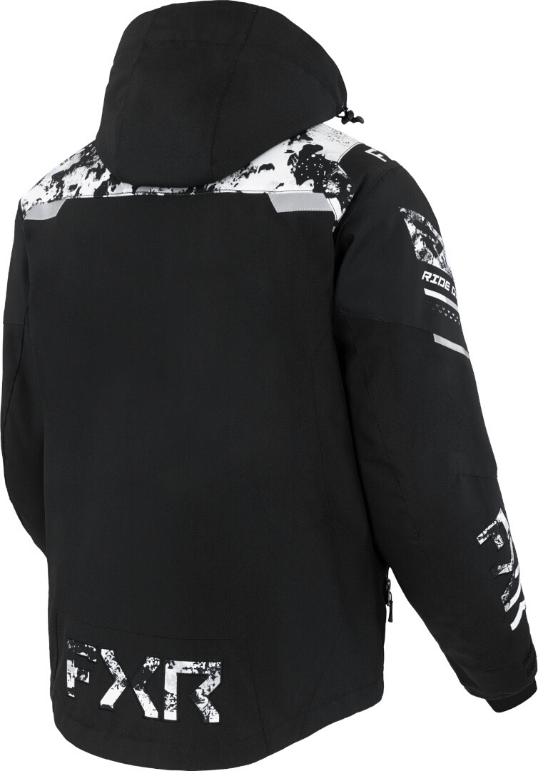 FXR Helium X 2-in-1 2023 Snowmobile Jacket black/white M Figure 2