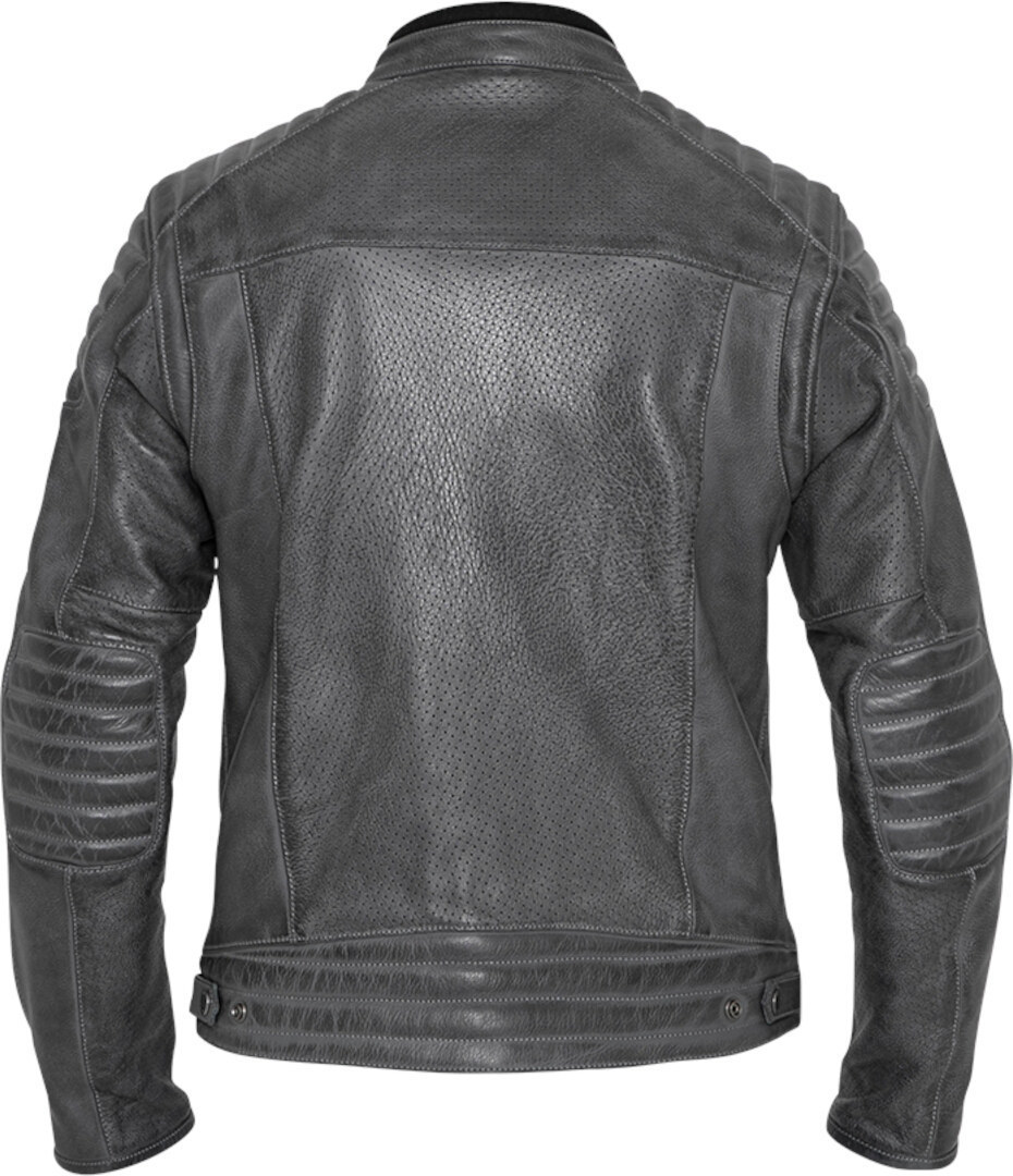 John Doe Storm Motorrad Lederjacke grau 5XL Abbildung 3