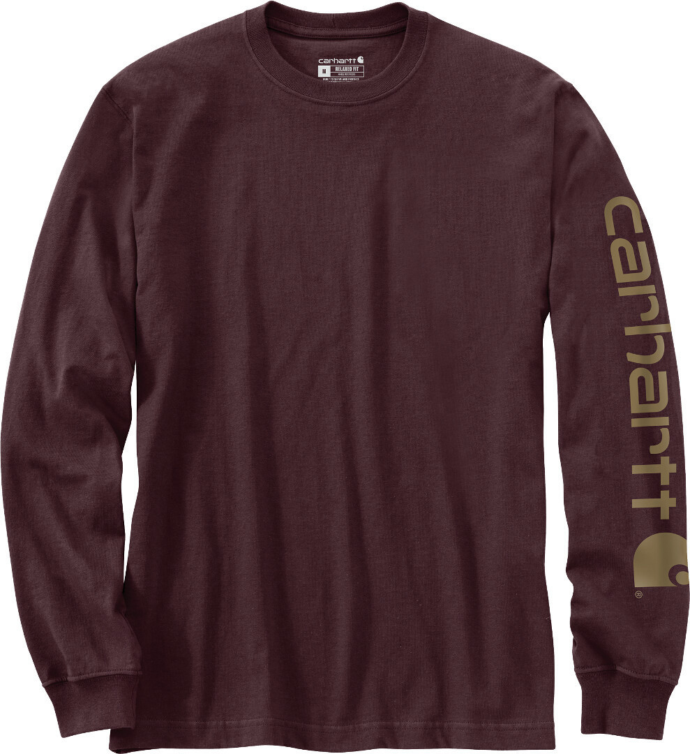 Carhartt Logo Langarmshirt lila M Abbildung 1