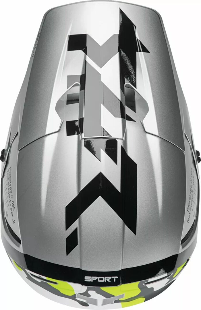 Thor Reflex Riot Casco da motocross giallo/nero/argento M (57/58) Figura 2