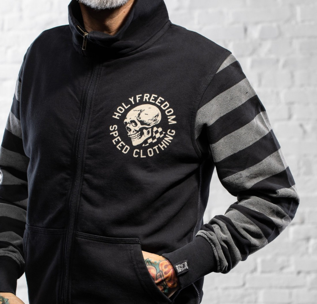 HolyFreedom Skull Sweat Jacket M Figure 4