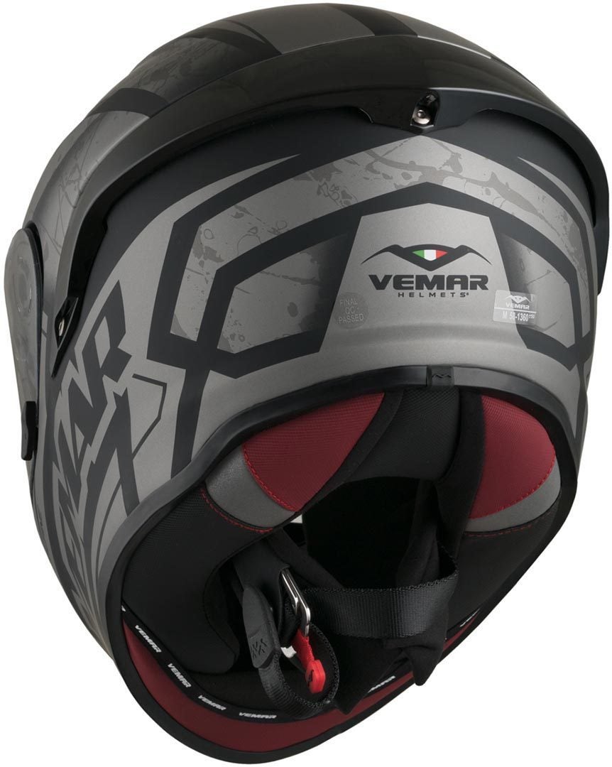 Vemar Hurricane Claw Capacete preto/cinza XS (53/54) Figura 4