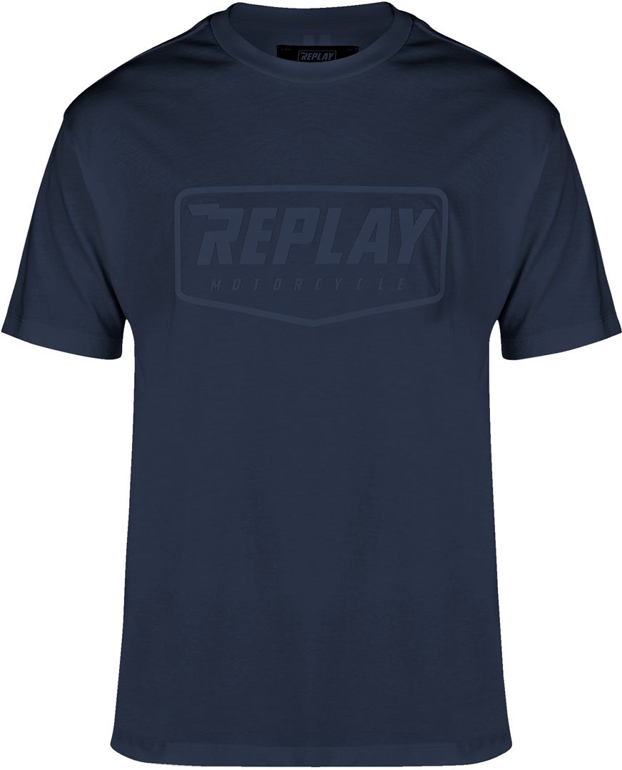 Replay Logo Maglietta blu scuro L Figura 1