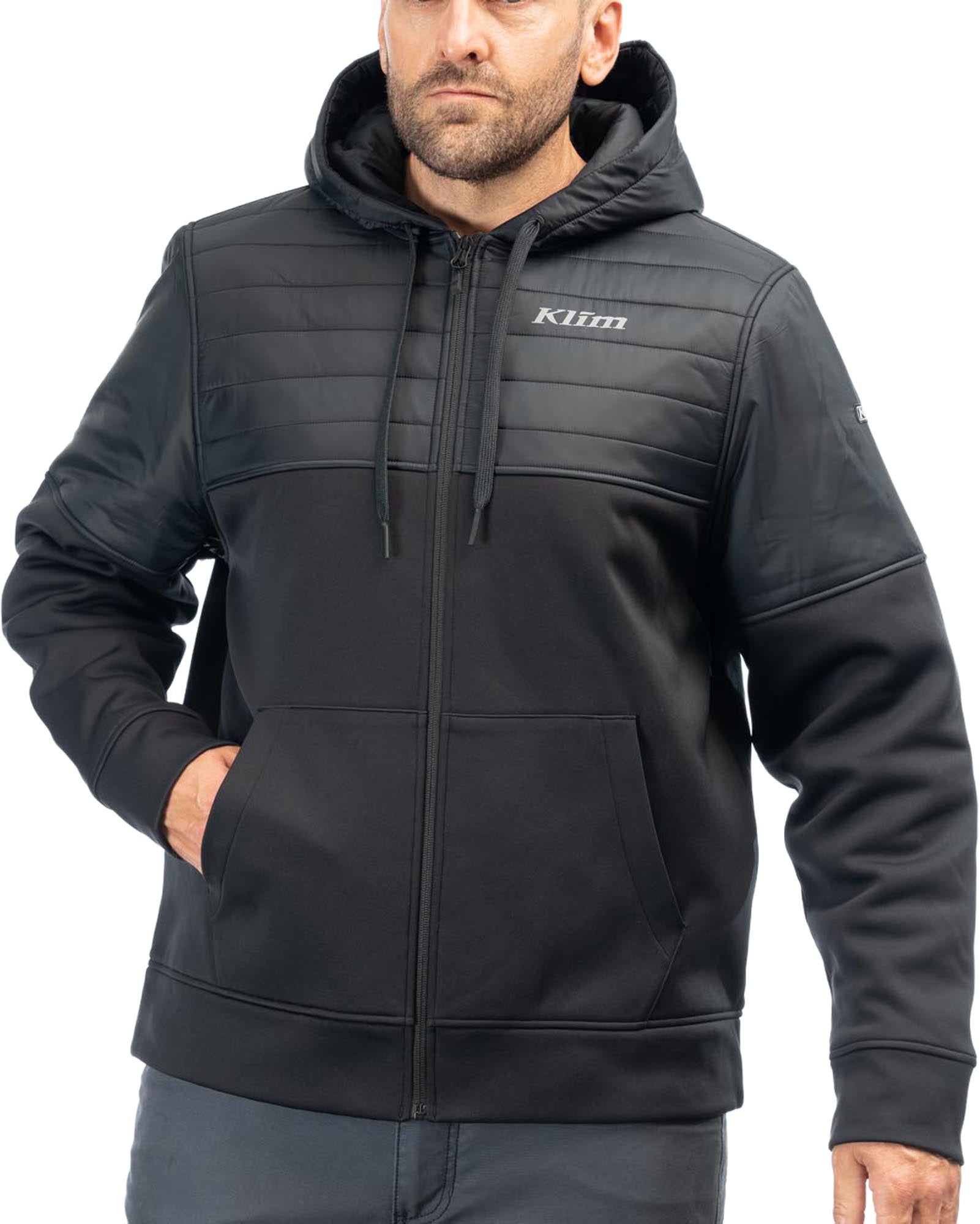 Klim Tamarack Sweat à capuche zippé noir M Figure 2