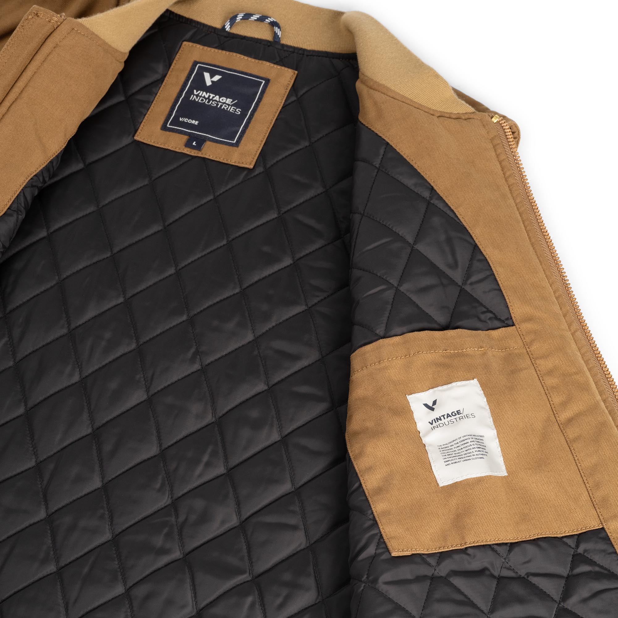 Vintage Industries Hallet Vesta hnědá 3XL Obrázek 3