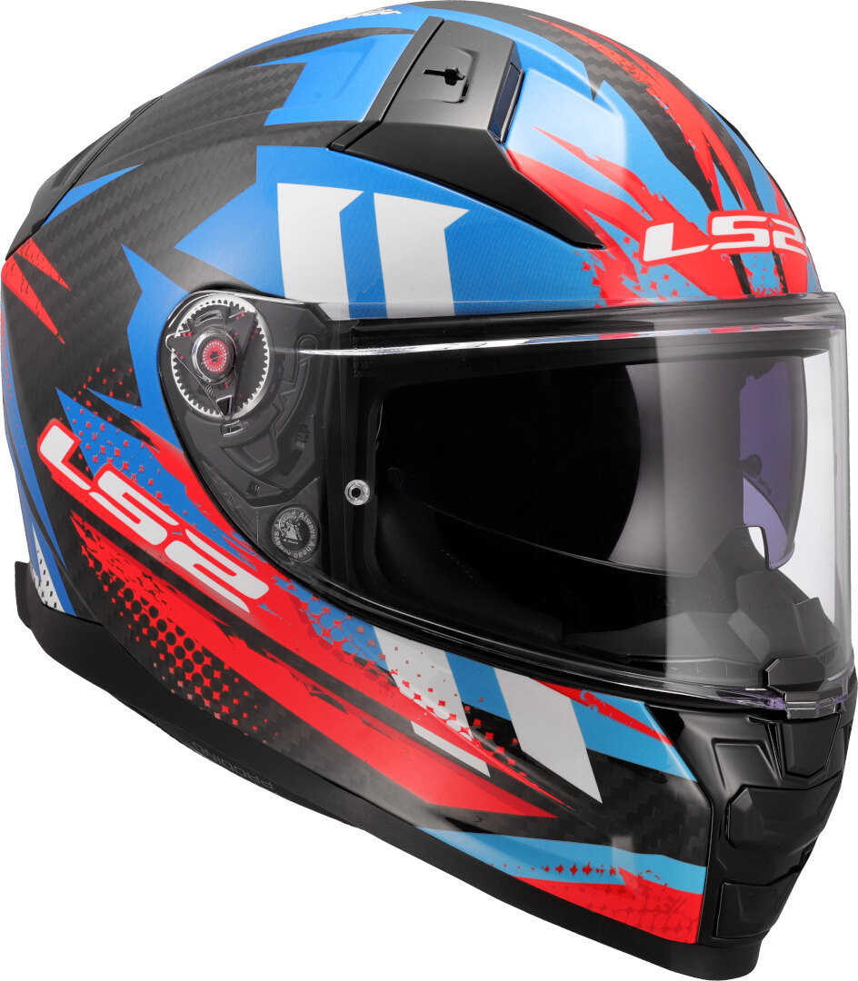 LS2 FF811 Vector II Carbon Tantic Helmet blue/red/white S (55/56) Figure 7