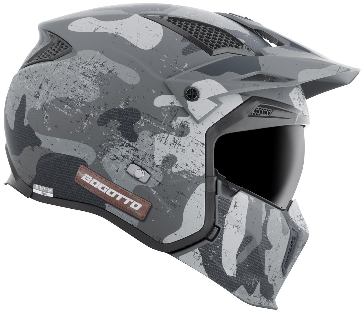 Bogotto Radic Camo 22.06 Helmet white matt S Figure 19