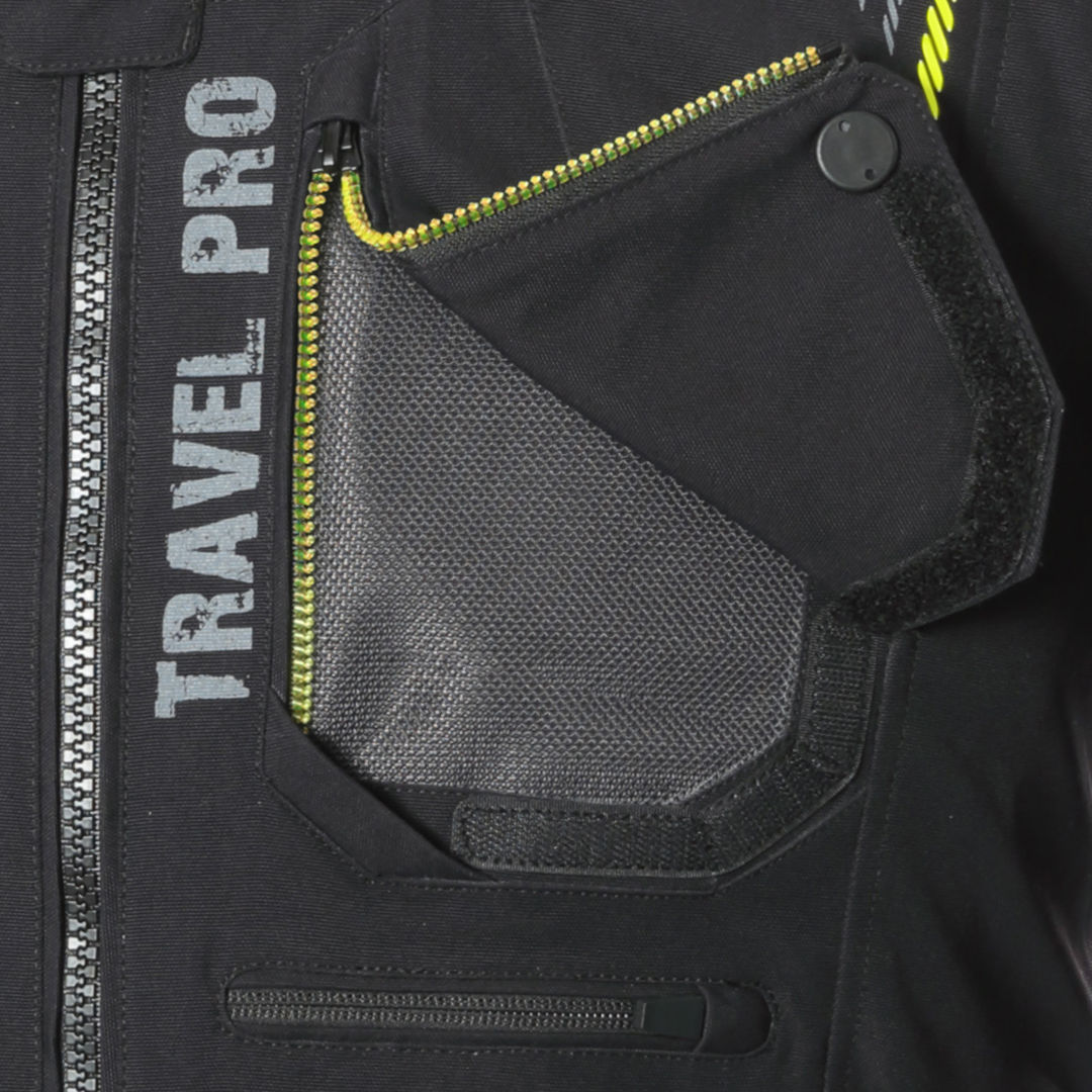 Büse Travel Pro Jachetă textilă pentru motociclete negru/gri/galben 54 Figura 4