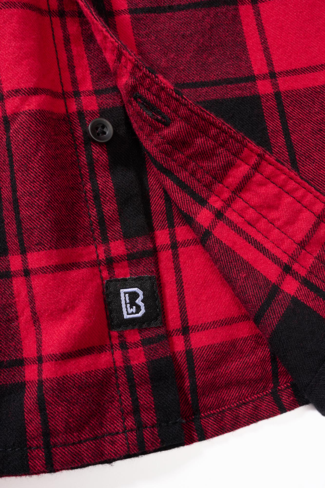 Brandit Check Kids Shirt red/black 122-128 Figure 3