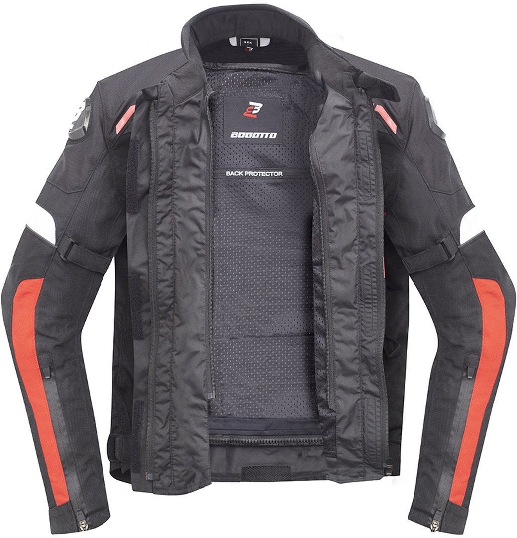 Bogotto GPX waterproof Motorcycle Textile Jacket black/red 3XL Figure 4