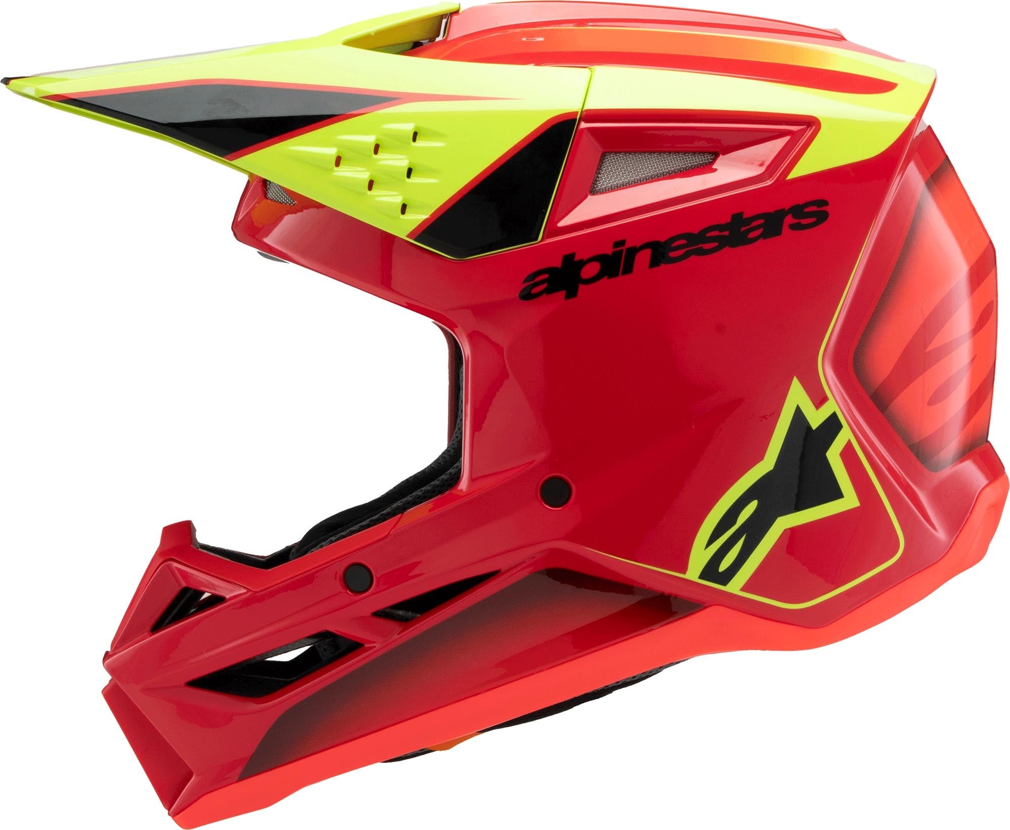 Alpinestars S-M3 Fray Casque de motocross rouge/jaune XXL (63/64) Figure 3