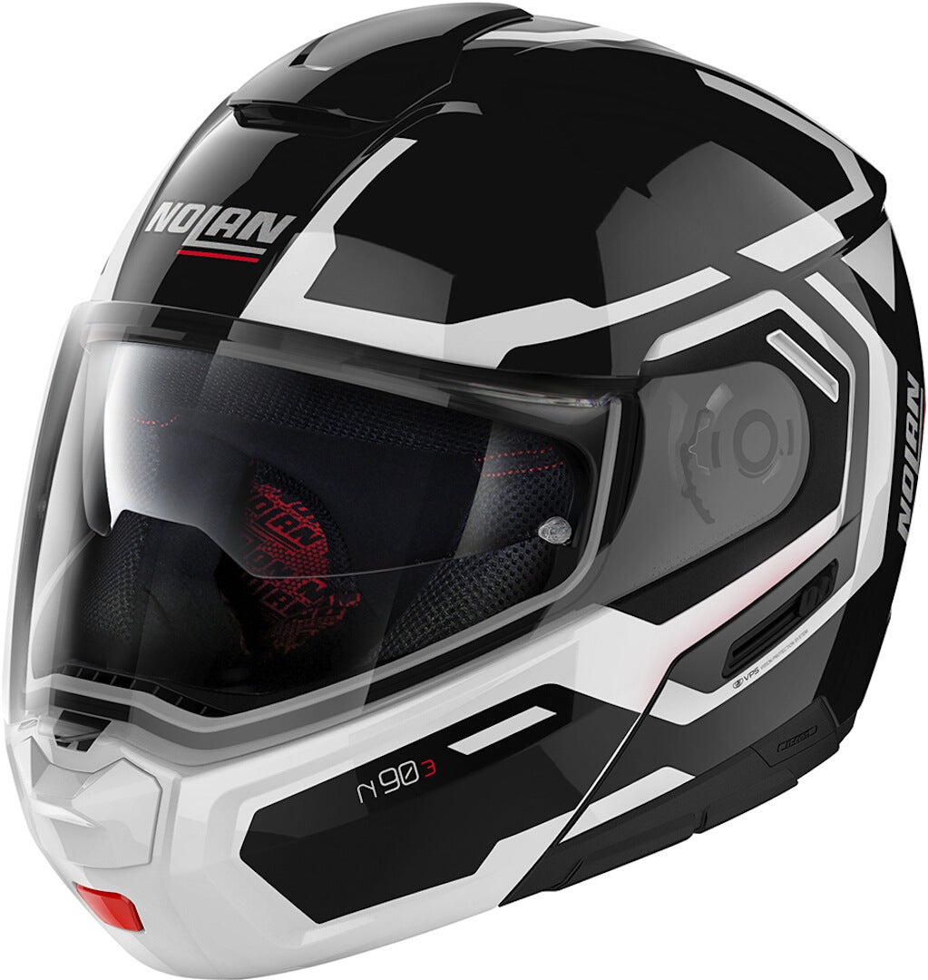 Nolan N90-3 Driller N-Com Casco Bianco/nero S (56) Figura 1
