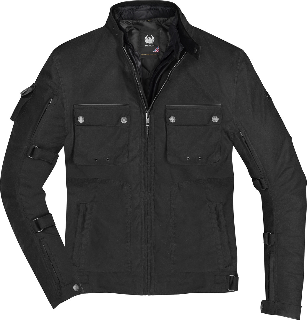 Merlin Nomad D3O Explorer Veste textile de moto noir L Figure 1