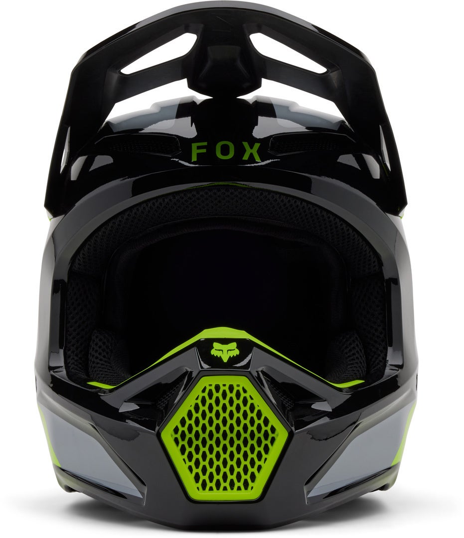 FOX V1 Lean MIPS Jugend Motocross Helm grau/gelb Y/M (51/52) Abbildung 5