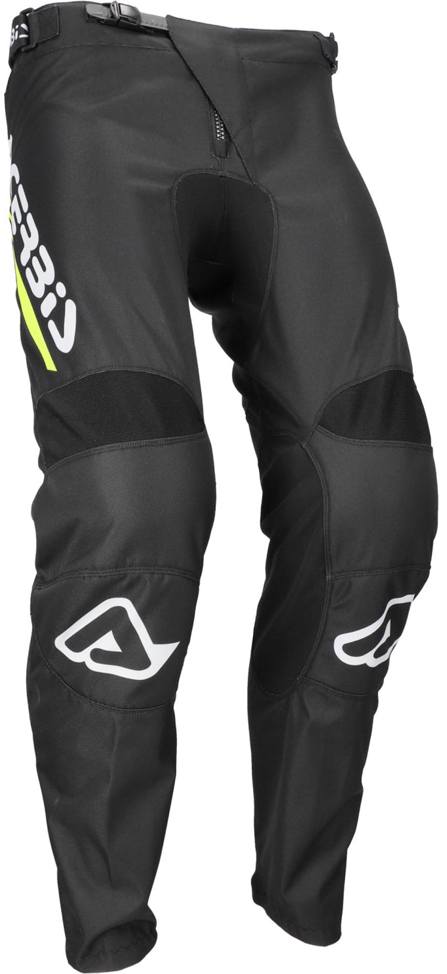 Acerbis MX Linear Lugo Mono Motocrossbukser sort/hvid/gul 36 Figur 1