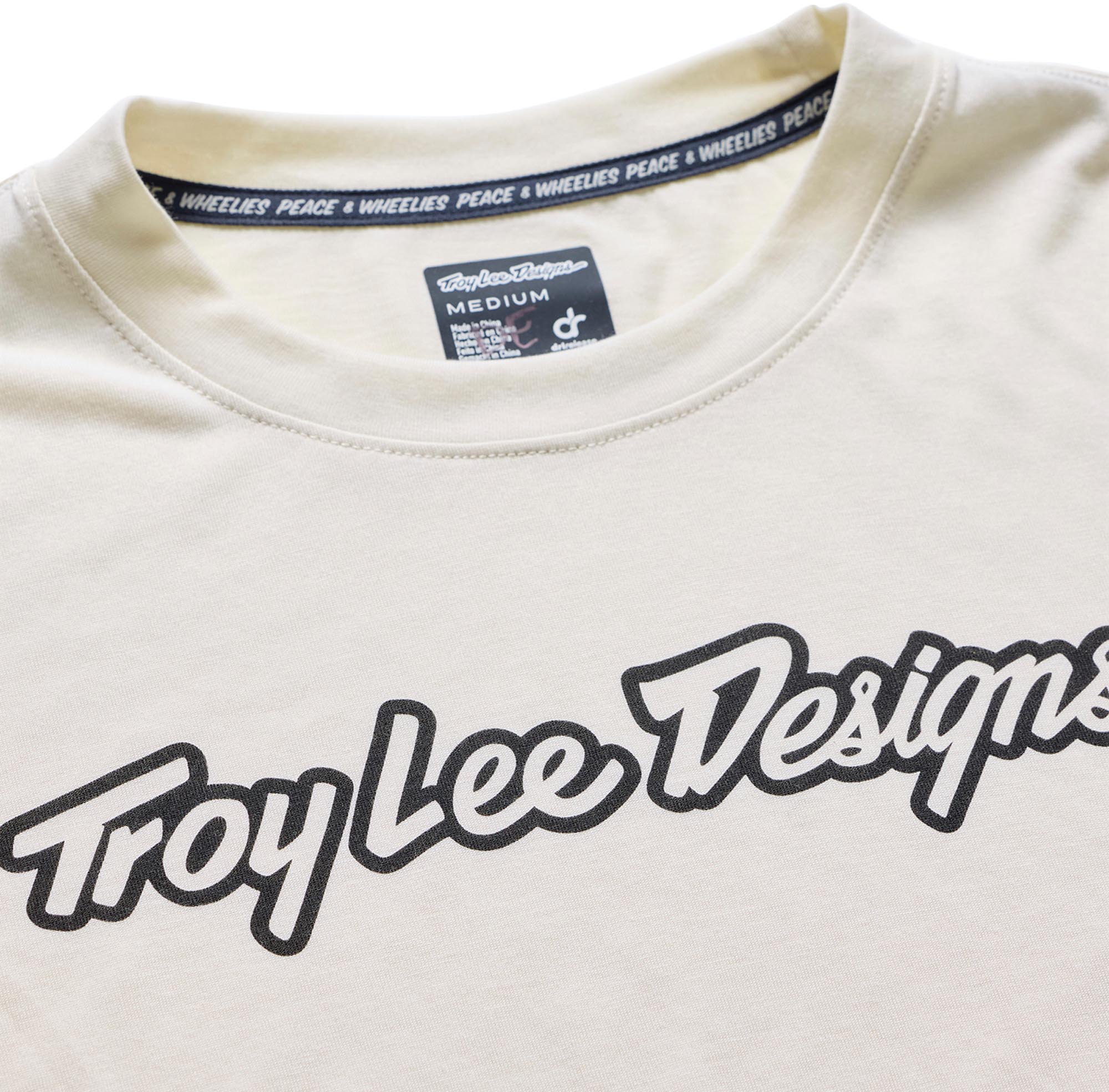 Troy Lee Designs Skyline Ride Signature Langærmet Beige/grå S Figur 4