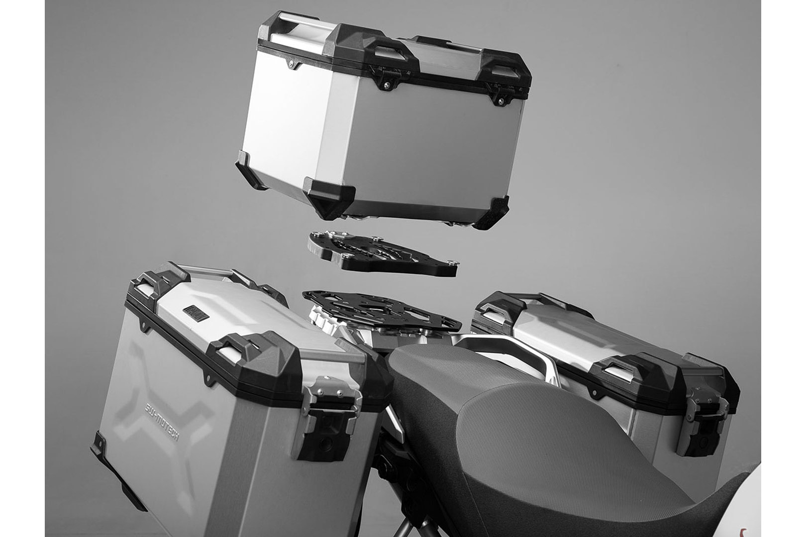 SW-Motech TRAX ADV top case - aluminiu. 38 l. Argint. Figura 2