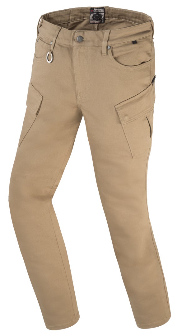 Bogotto Yagal Cargo Motorfiets textiel broek Beige 32/36 Figuur 1