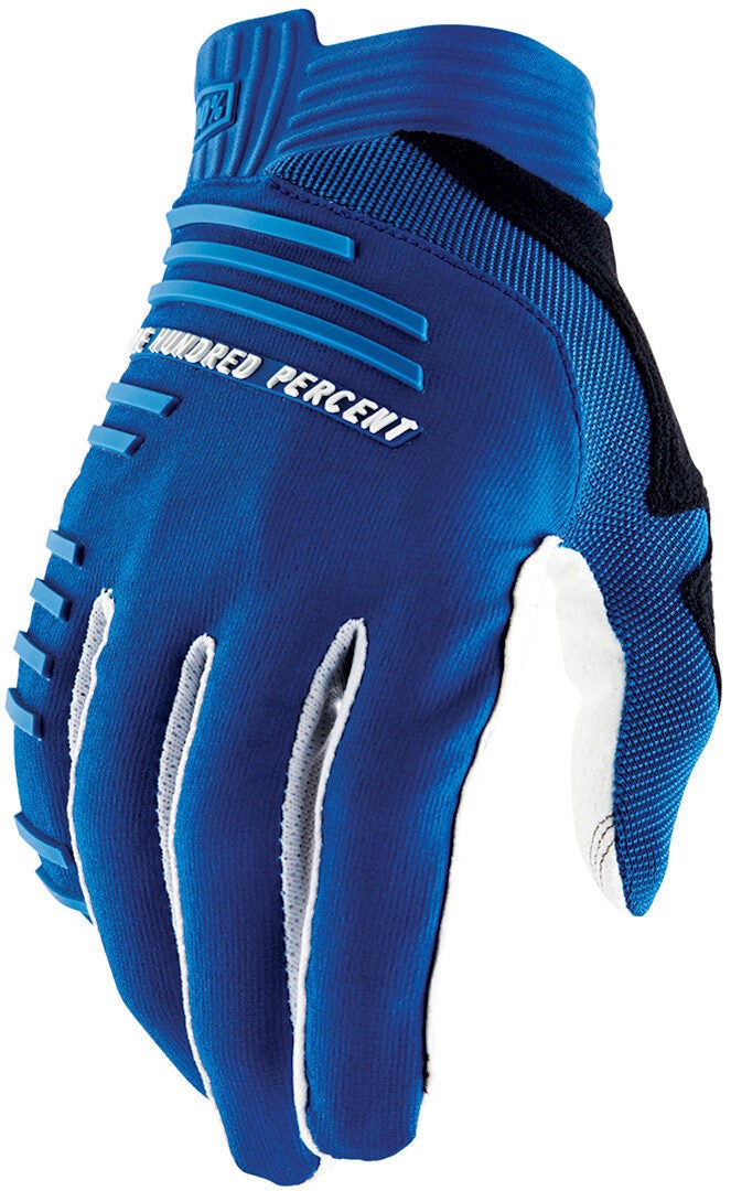 100% R-Core Fahrrad Handschuhe blau XL Abbildung 1
