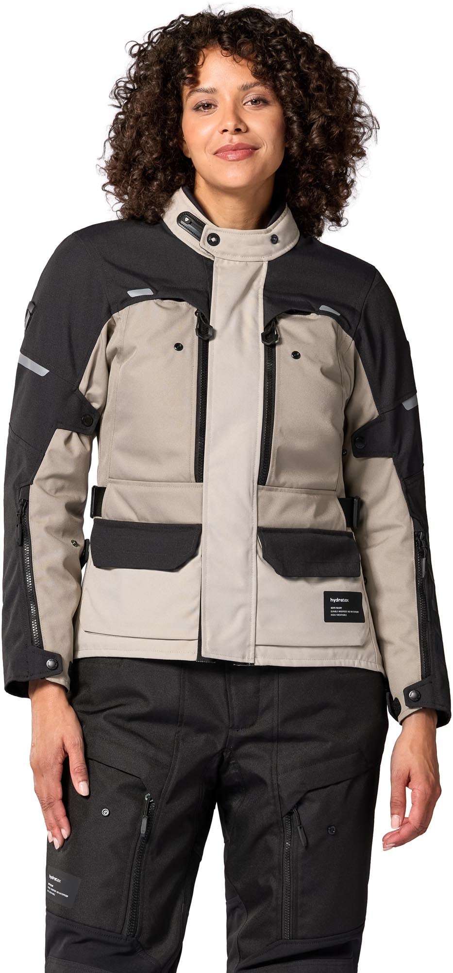 Revit Outback 5 H2O waterproof Ladies Motorcycle Textile Jacket sand/black 44 Figure 3