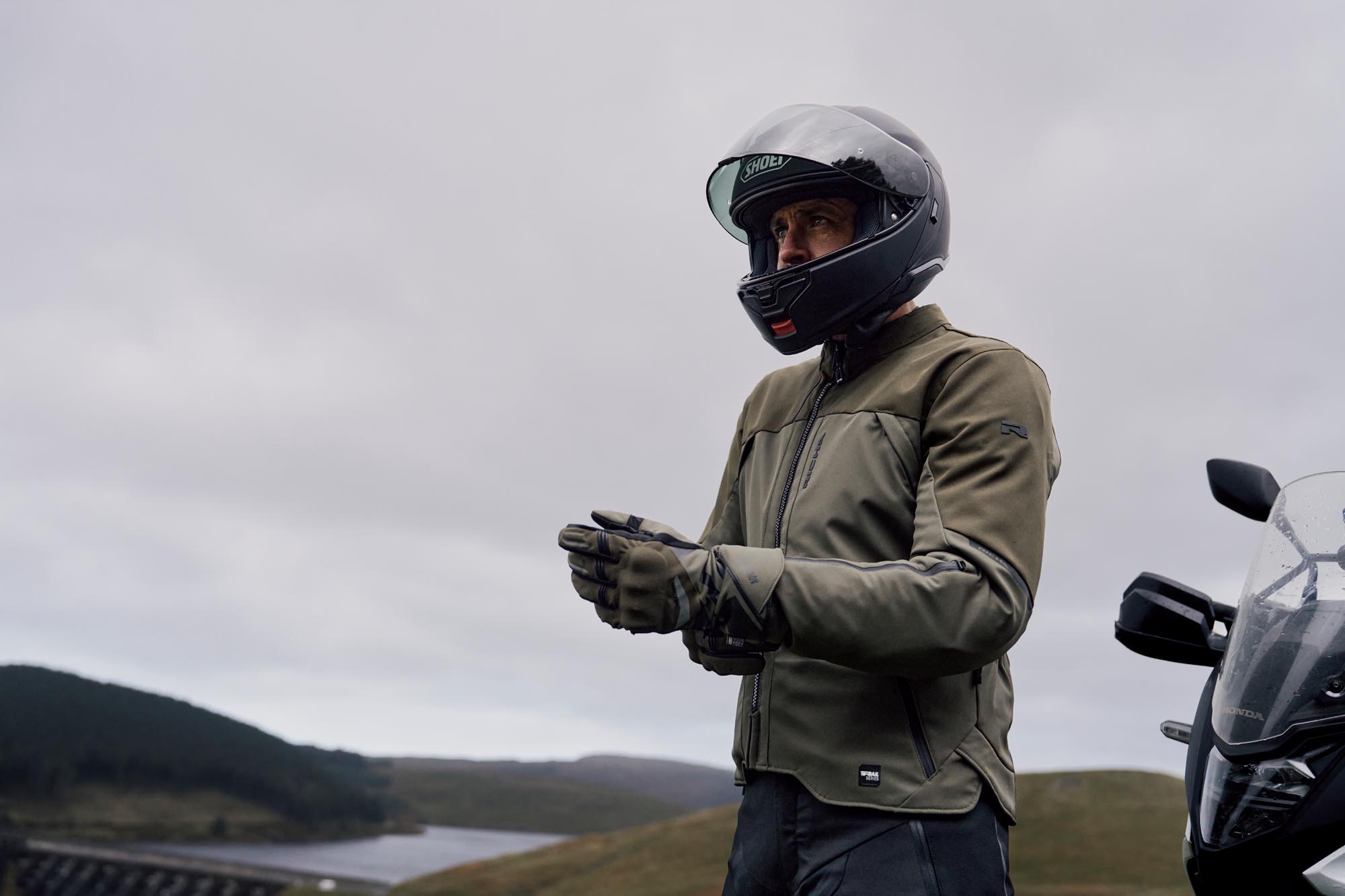 Richa Eternity Nepremokavá motocyklová textilná bunda Zelená M Obrázok 7