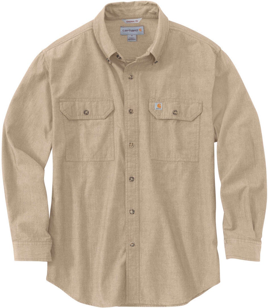 Carhartt Loose Fit Midweight Chambray Hemd sand M Abbildung 1