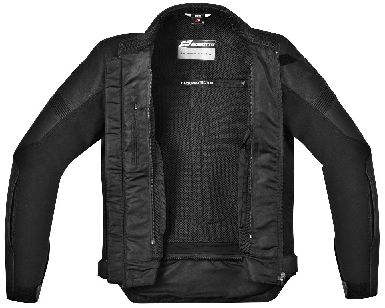 Bogotto Black-X V2 Motorcycle Leather Jacket 3XL Figure 5