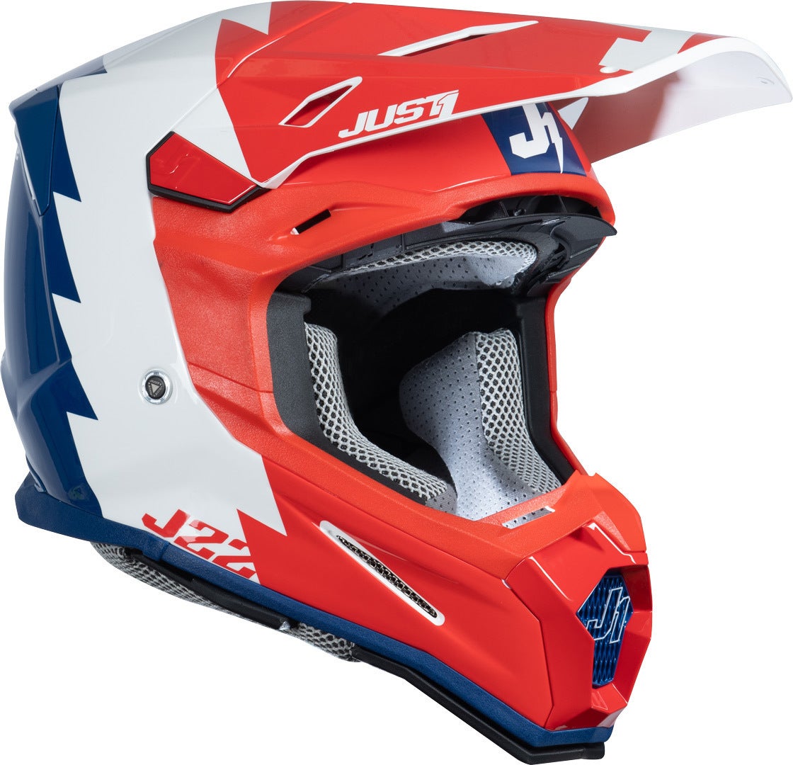 Just1 J22F Revolte Motocross Helm S (55/56) Abbildung 6