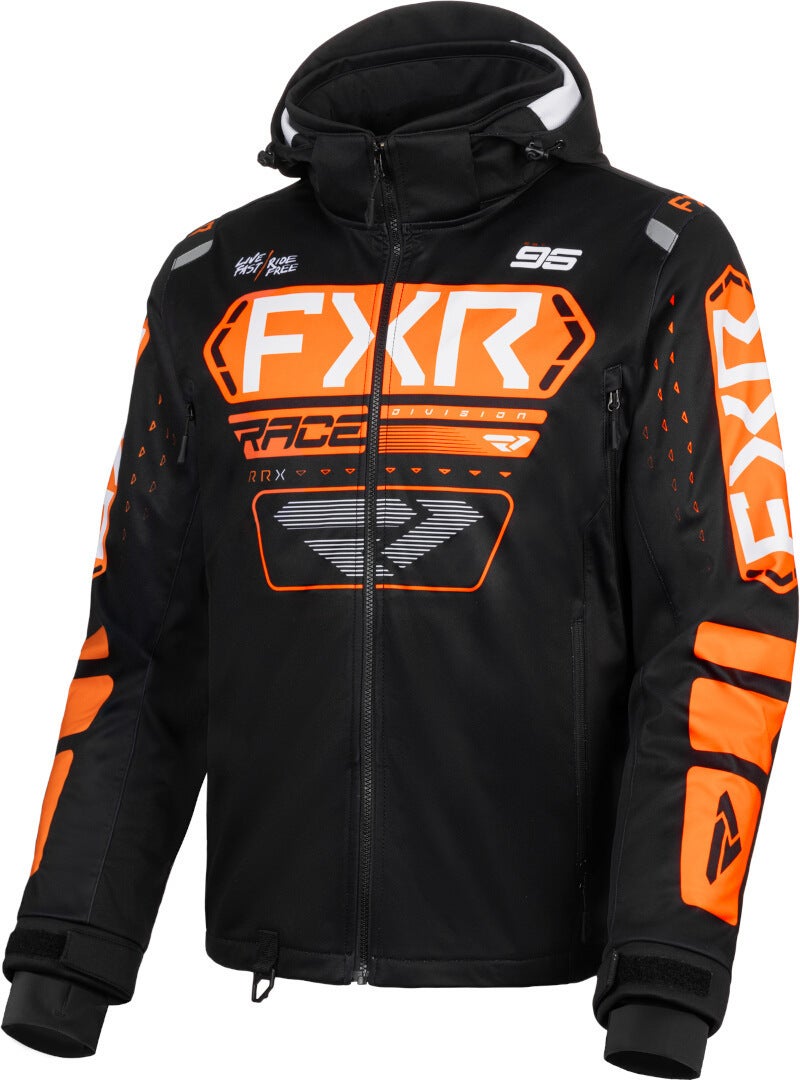 FXR RRX 2025 Veste de motocross imperméable Noir/Blanc/Orange L Figure 1