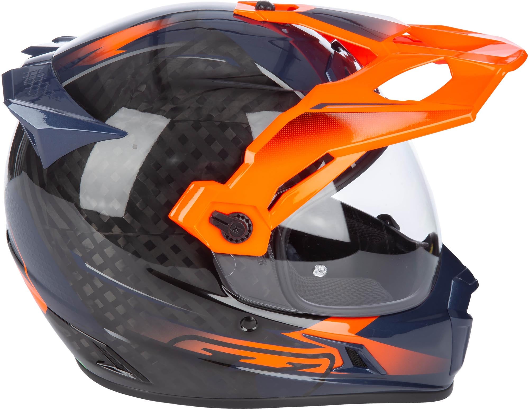 Klim Krios Pro Echo Carbon Enduro Helmet black/orange XL (61/62) Figure 7