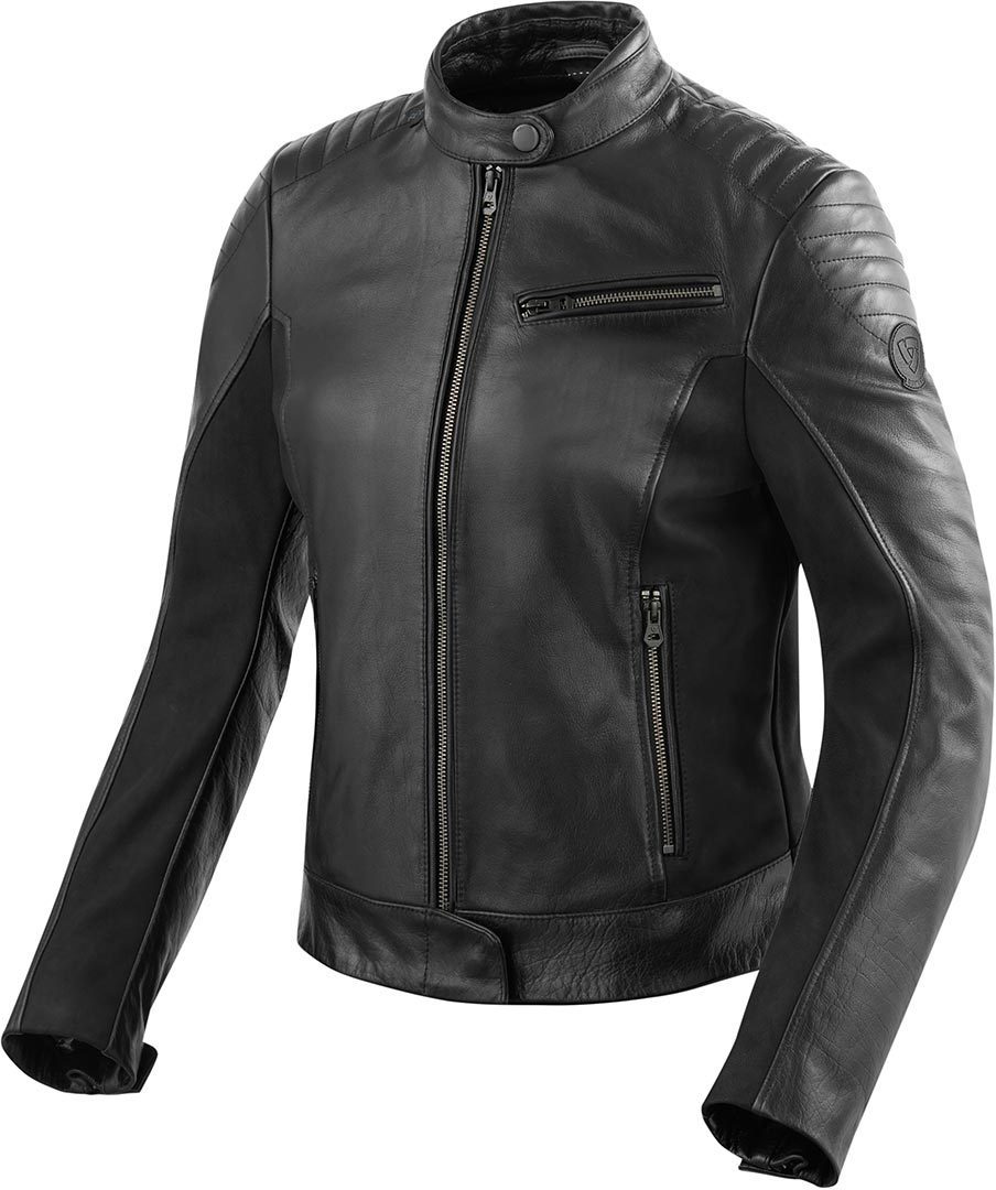 Revit Clare Damen Motorrad Lederjacke schwarz 36 Abbildung 1