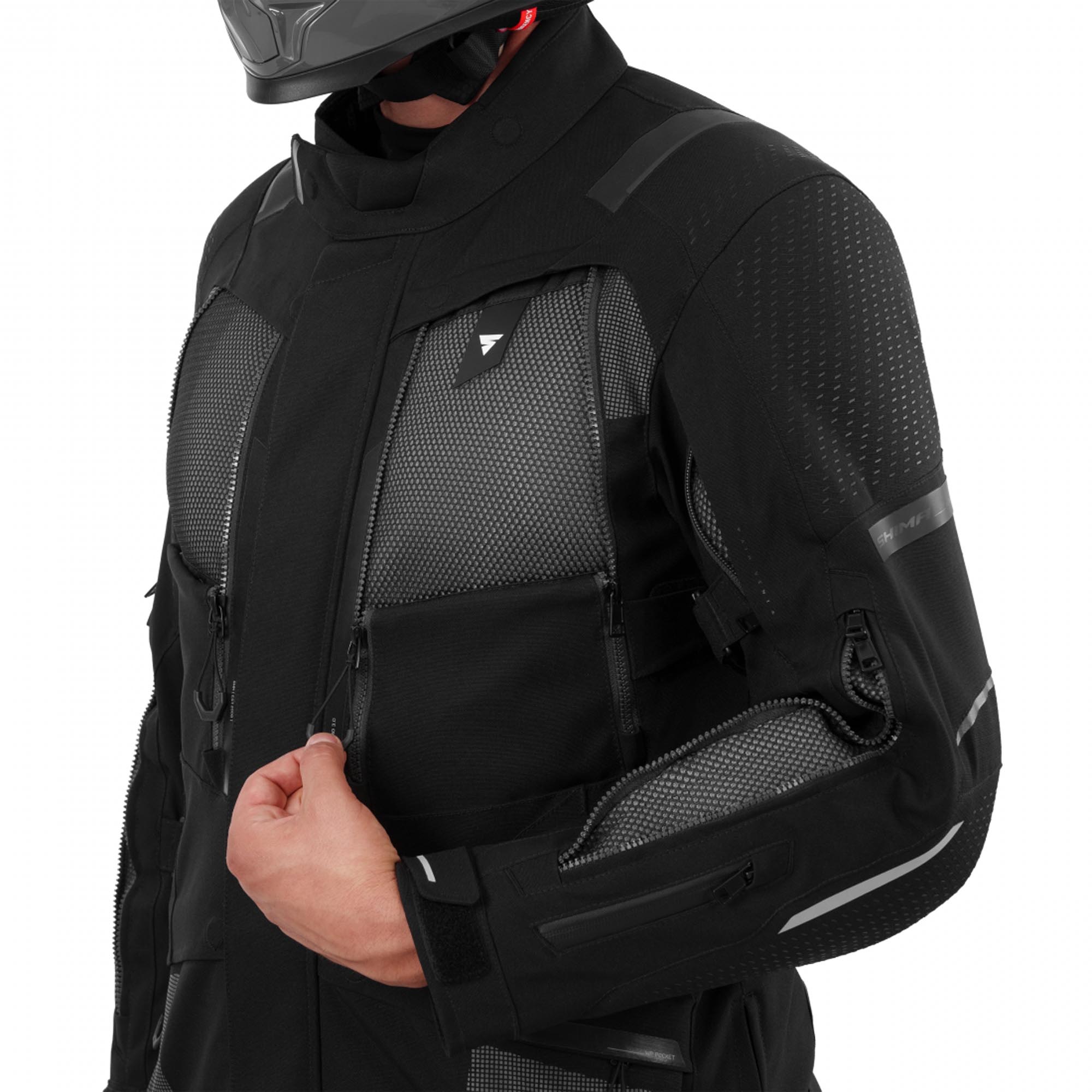 SHIMA Hero 3.0 Motorrad Textiljacke schwarz S Abbildung 8