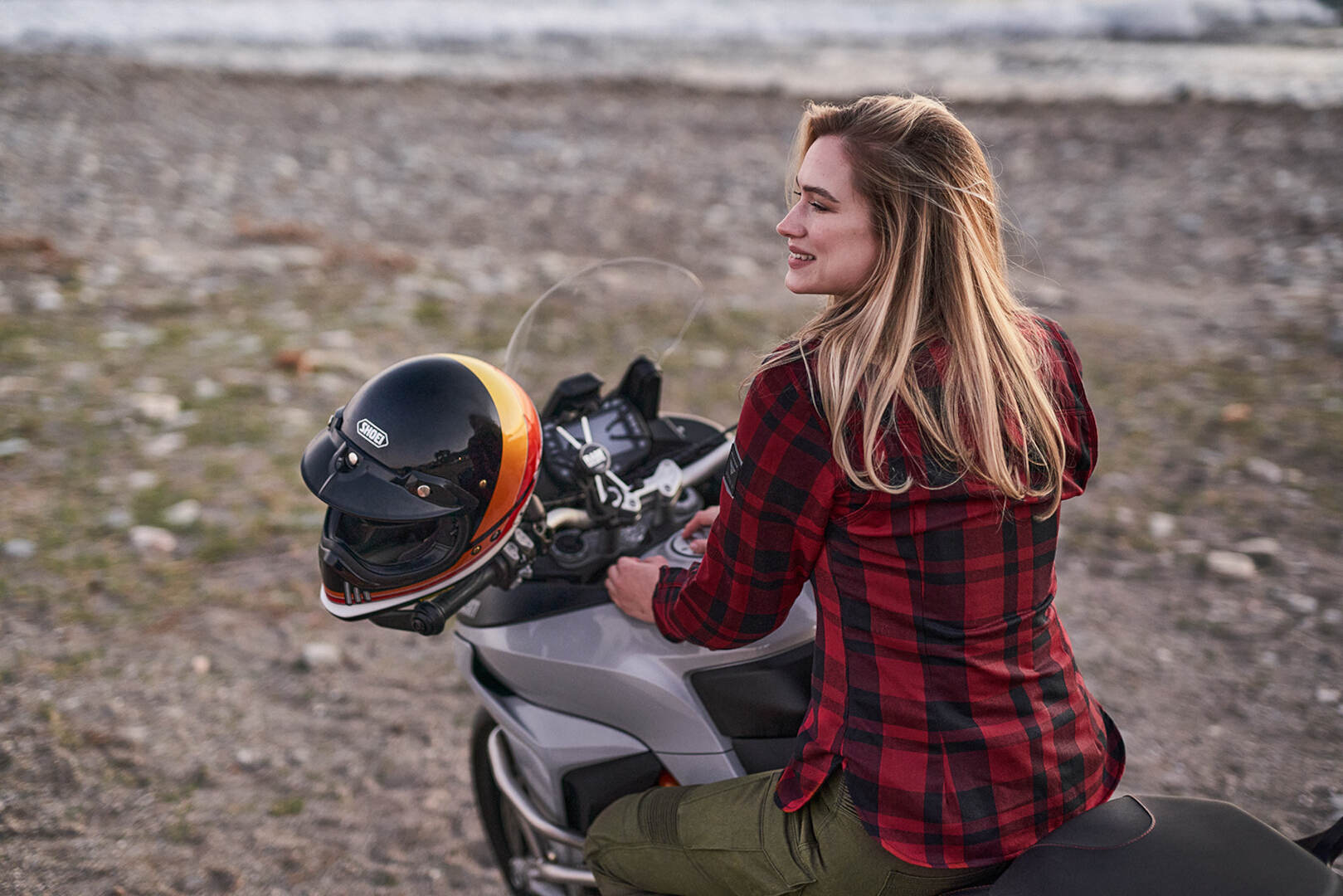 SHIMA Renegade 2.0 Camicia Moto Donna rosso M Figura 6