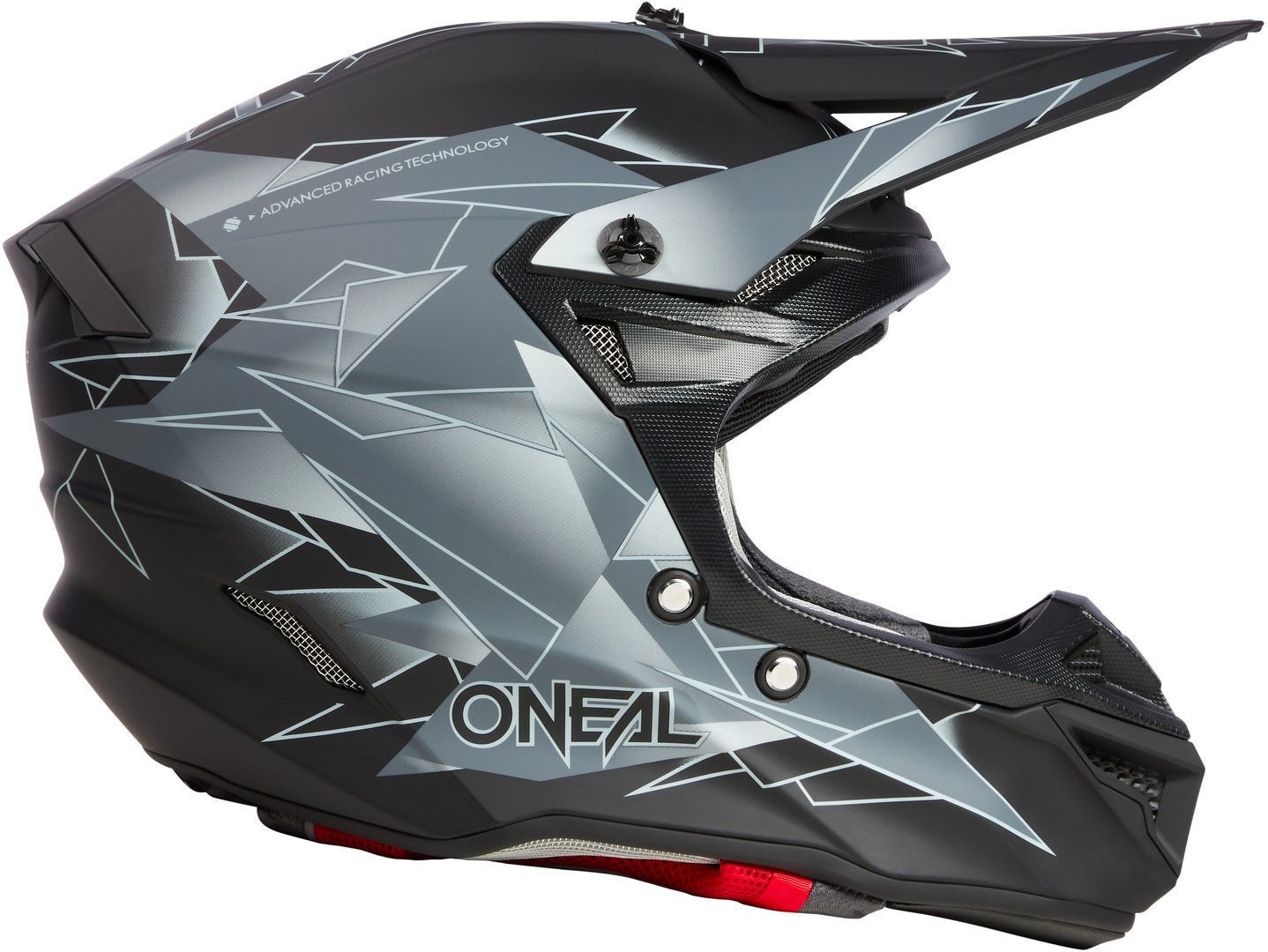 Oneal 5Series Polyacrylite Surge Motocross hjelm sort/grå XXL (63/64) Figur 3