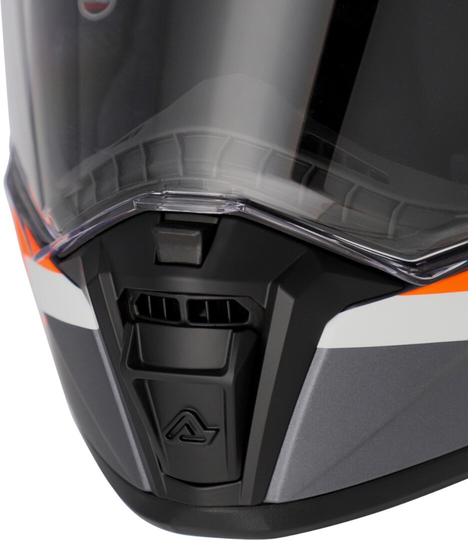 Acerbis Attack Graphic Cască Enduro Negru mat/portocaliu M (57/58) Figura 10