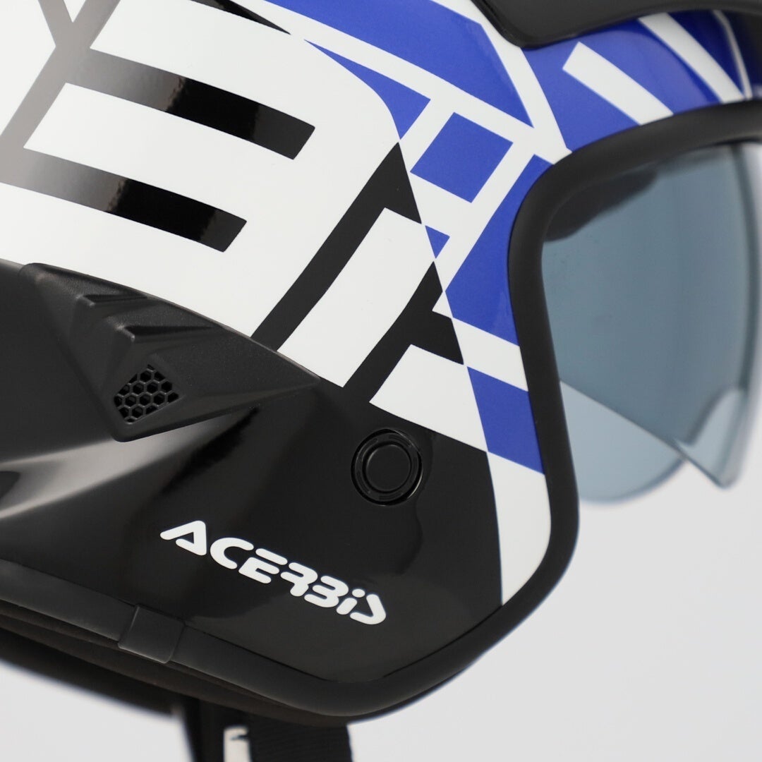 Acerbis Aria Sport Casco Jet nero/blu L (59) Figura 4