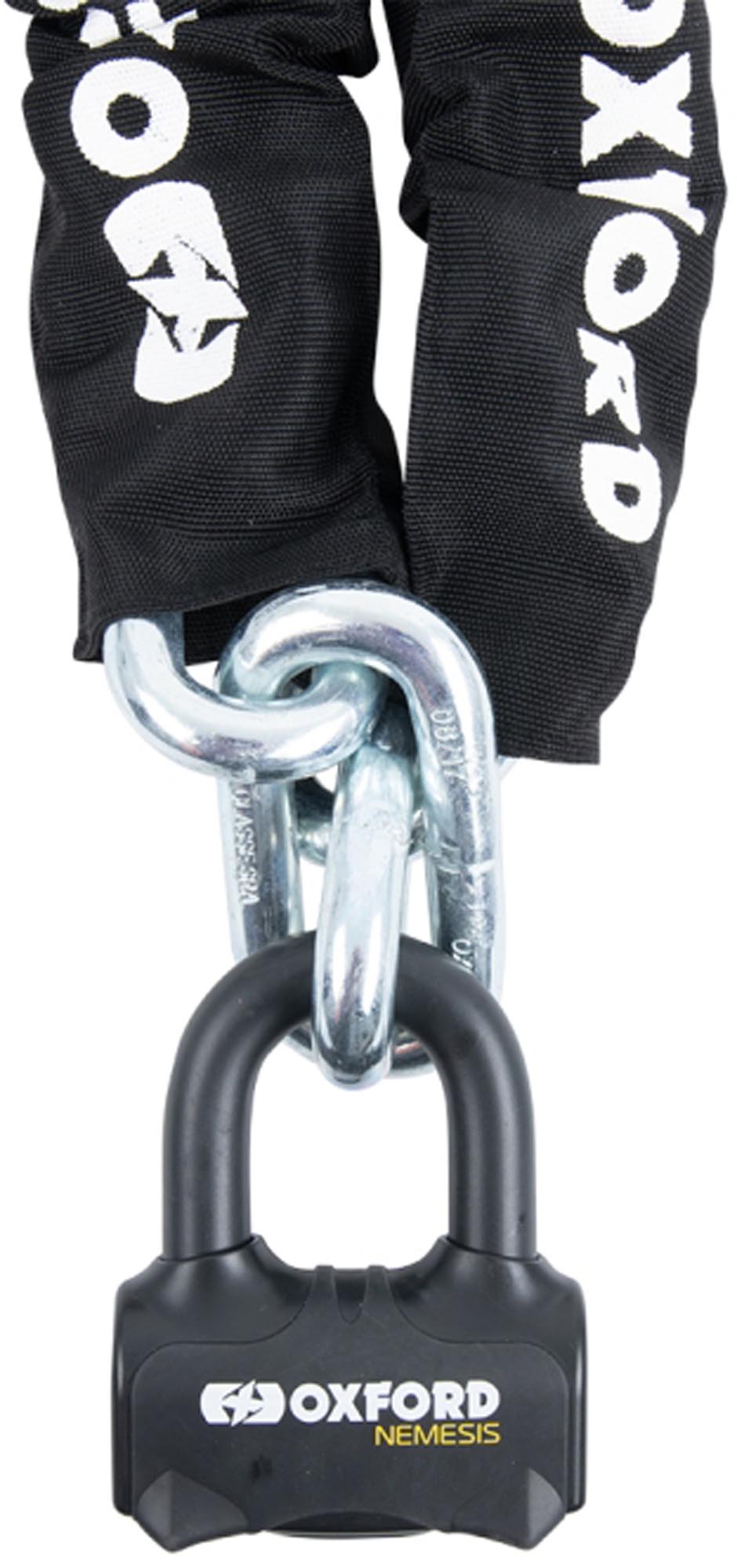 Oxford Nemesis Chain Lock 16mm 150 cm Figure 1